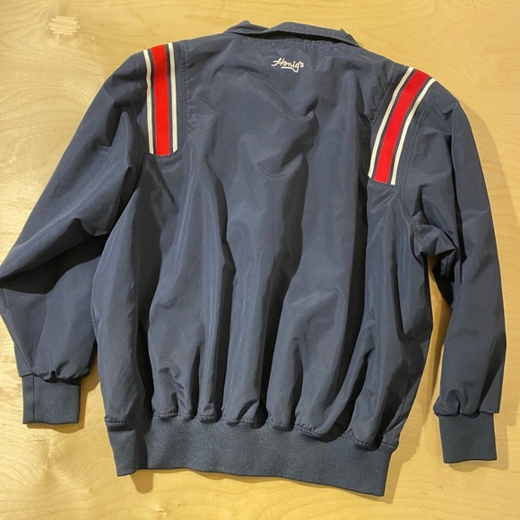 Honig’s Whistle Stop Men's Navy Pullover with Red Stripes XL (DV) - Picture 11 of 14